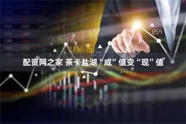 配资网之家 茶卡盐湖“咸”值变“现”值